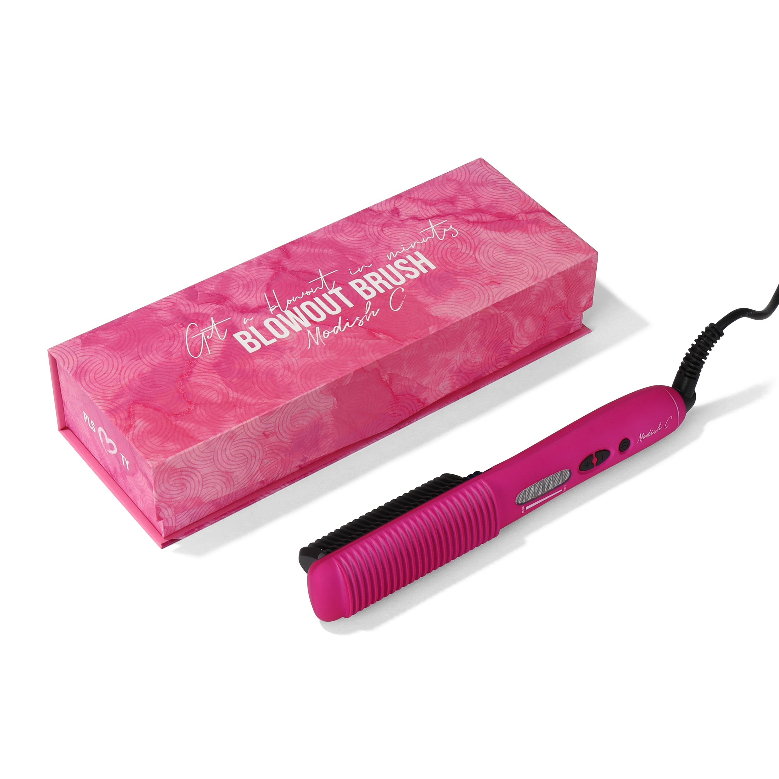 NEW MULTI PURPOSE CERAMIC HAIR BRUSH HOT store PINK